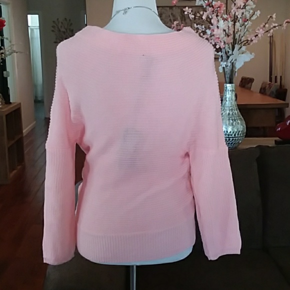 Last one❤️Pink Wrap breathable spring sweater - Picture 5 of 6